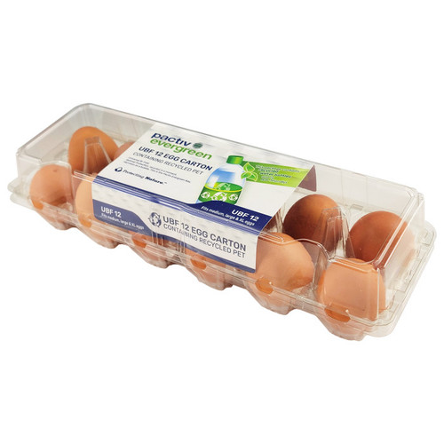 Pactiv Evergreen 2 x 6 Universal Bi-Fold Egg Carton