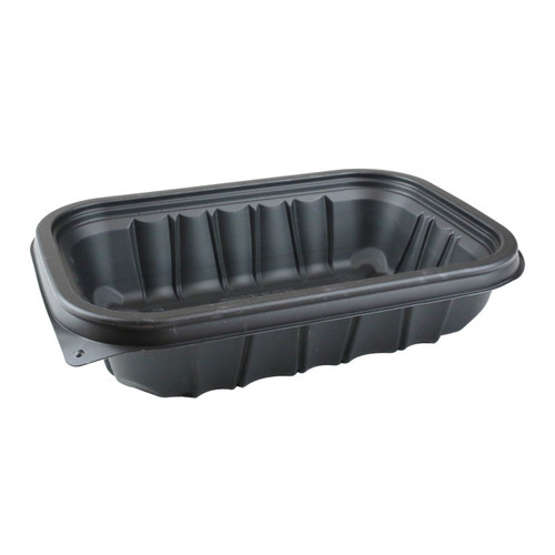 EarthChoice 32 oz., 9 x 6" Entrée2Go Container, Black, 300 ct.