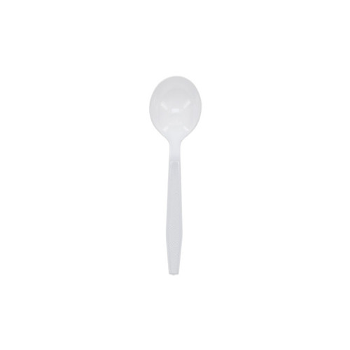 Sysco Imperial Full Length Extra-Heavy Weight HIPS Soup Spoons, White, 1,000 ct.