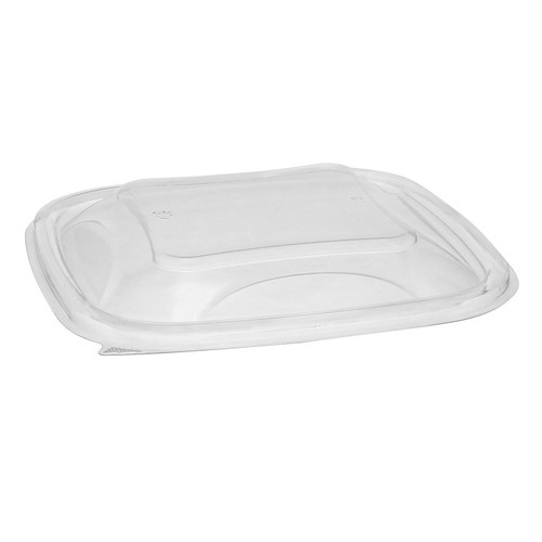 RPET Dome Lid for 7" Square Bowl, Clear, 300 ct.