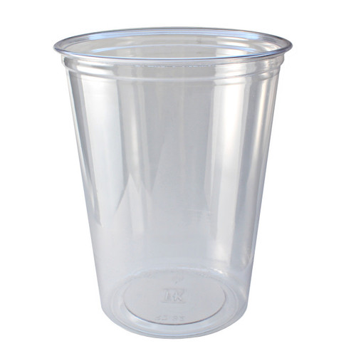 Recycleware 32 oz. Round RPET Deli Containers, Clear, 500 ct.