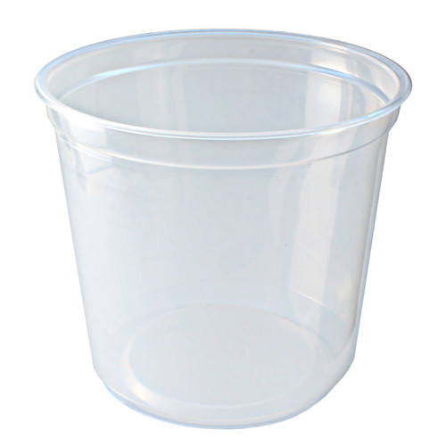 US Foods Valu+Plus 24 oz. PP Deli Container, Clear, 500 ct.