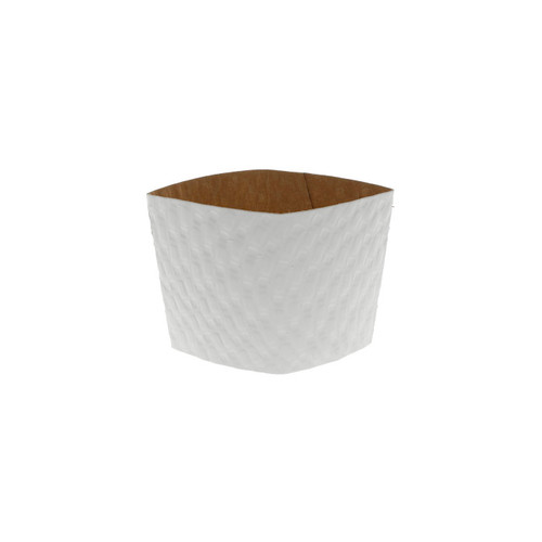 Pactiv Evergreen Paperboard Hot Cup Sleeve, White, 1,000 ct.