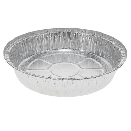 Pactiv Evergreen 8" 37 oz. Round Aluminum Container, Silver, 250 ct.