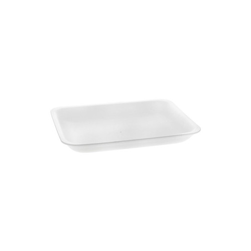 4P White Medium Supermarket Tray