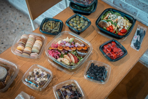 EarthChoice RPET Square Salad Container Kit