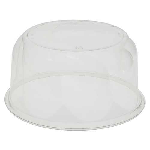 Pactiv Evergreen 3.75" Swirl Dome Lid for 8" Cake Base for 6" Cake, Clear, 240 ct.