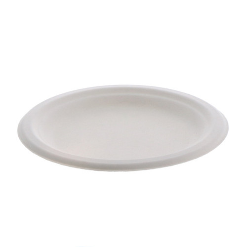 EarthChoice 6.8" PFAS-Free Compostable Fiber Blend Plate, White, 1,000 ct.-MC50007PFREE