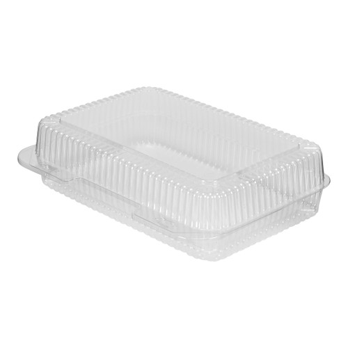 Clear deep ribbed container (502131) 