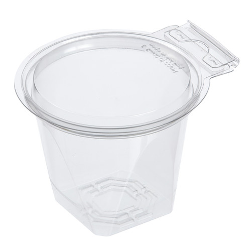11 oz clear car cup container (5HGR011-CC-TV) 