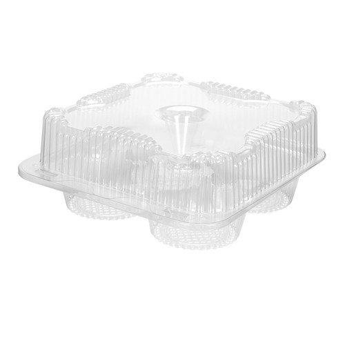 Deep 4-cavity muffin container (2116) 