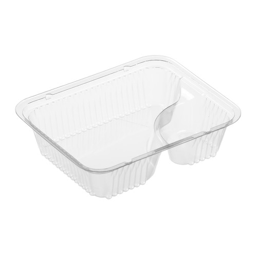 Small clear nacho tray, 1 oz cup (21505) 