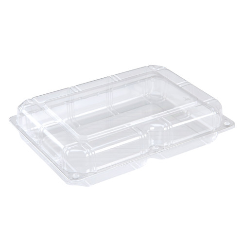 Clear large pastry/croissant panel design container (2706) 