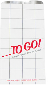 ToGo! foil insulator deli & sandwich bags quart ToGo! - Color ToGo! - Dimensions 5.25 x 3.50 x 12.00 (300506)