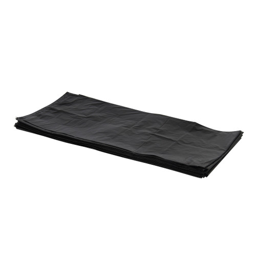 Stock LLDPE Can Liners - 7 Gal 20 x 21 LLDPE 0.35 Mil Black 1000i (H4021RK)