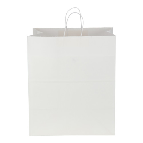 Grande shopping bag 60# virgin white SFI BPI - 200 PK (87942)