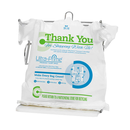 Ultra Prime® Premium T-Shirt Bags - Ultra Prime® Premium T-Shirt Bags 13.00 x 8.00 x 22.00 - 12 x 3