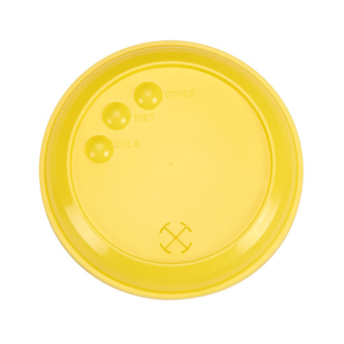 Memorables™ Reusable Souvenir Cup Lids Reusable Flat Lid w/ Straw Slot (LD329043)