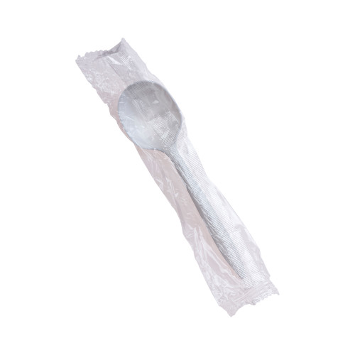Touch® Cutlery White Soup Spoon, Individually Wrapped (TI91959)