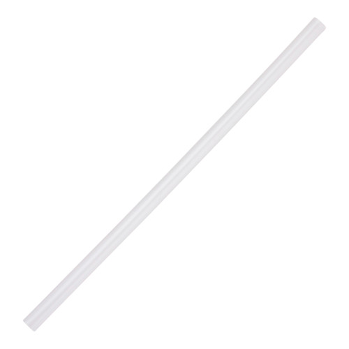 Touch Straws 8” White Milkshake Straws (TI920579)
