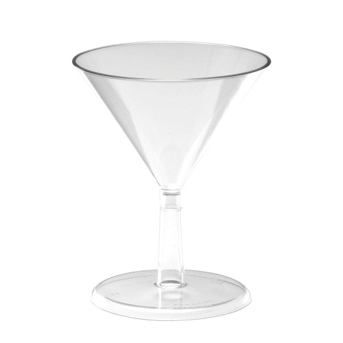 Petites® Drinkware 2 fl oz (59ml) Clear Mini Martini Glass (APTMT2)