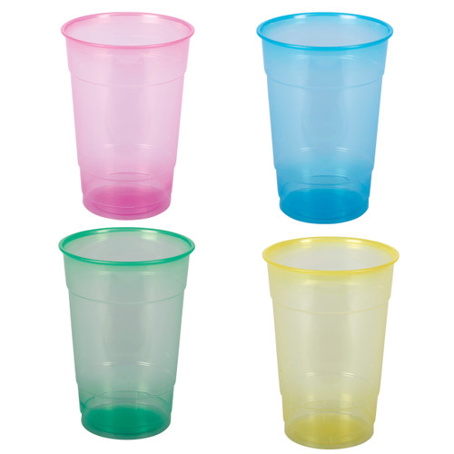 Cold Cups 16 fl oz (473ml) Assorted Colors Everyday Soft-Sided Tumblers (BPMM16W4CPS)
