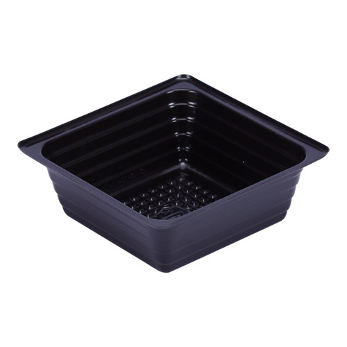 Polar Pak® Grab & Go Containers 5 oz Black Tray (29929)