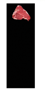 Steak paper - Color Black - Dimensions 10.00 x 30.00 (P116030)