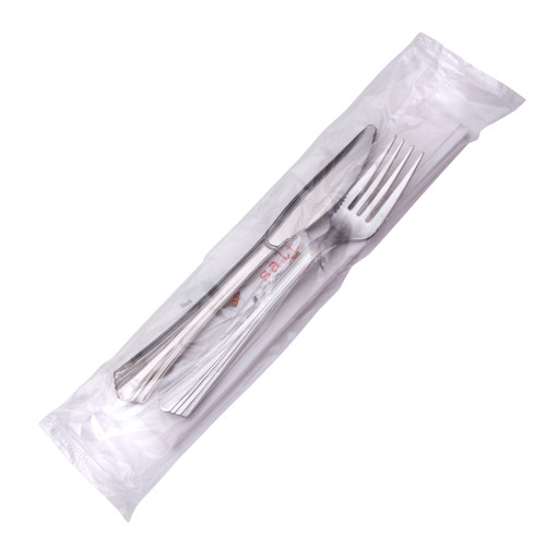 Reflections® Cutlery Napkin Kits Fork, Knife, Salt, Pepper, 2-Ply Napkin Kit (REFKIT2)