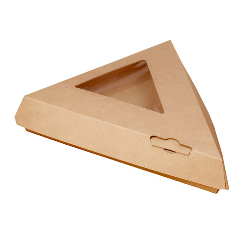 EcoCraft Eco-Flute ToGo! Insulated Pizza Window Container 8.28x9.28x1.88 (NFN-F808RQVTWF)