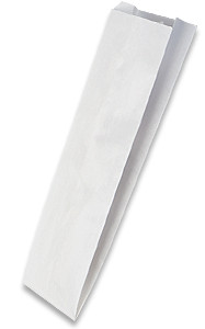Bread bags - Color White - Dimensions 5.25 x 3.25 x 20.00 (300165)