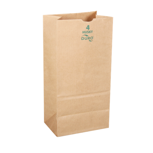 4# Dubl Life® Husky SOS bag 50# recycled kraft FSC BPI - 400 PK (70204)
