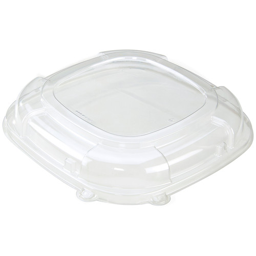 Contours™ Flexible, Thermoformed Trays 11” Clear Square Dome Lid, Low Height (ASQ11DM2LO)
