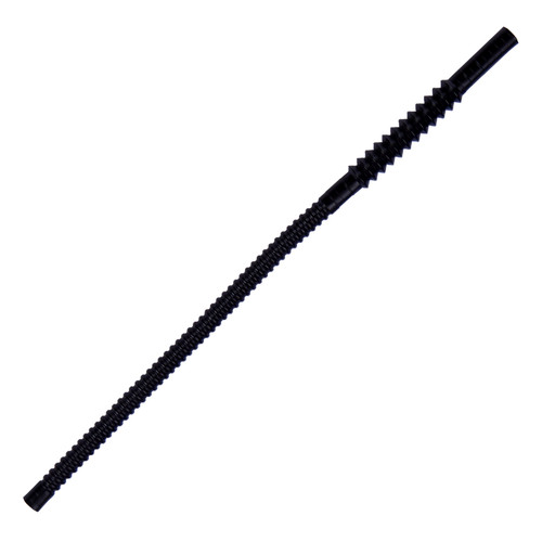 Memorables Straws STW12BLACK2000    12” Black Souvenir Flex Straw (STW12BLACK2000)
