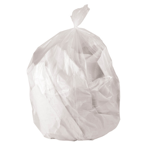 XX Heavy LLDPE Can Liners - 60 Gal 38 x 58 LLDPE 2.00 Mil Clear 100i (H7658QC)