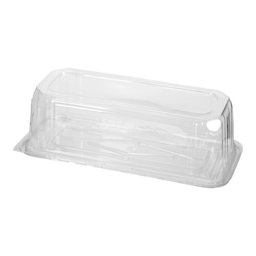 Bar cake deep 4.5” clear dome, clear base (5RJ045CLC) 