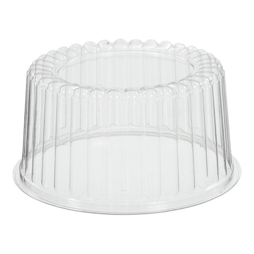 6” clear fluted dome 3.75” deep 200/cs (5C037) 