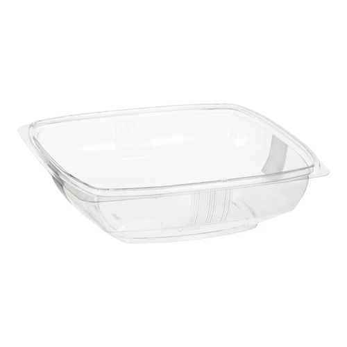 32 oz clear medium square bowl (5DD032) 