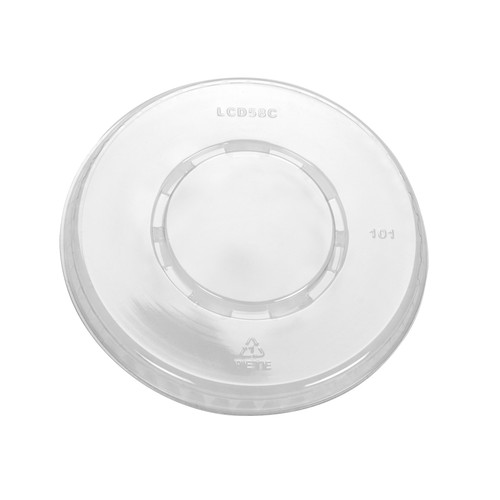 Signature Dessert Dessertware Clear Flat Lid for 5 & 8 fl oz Container (LCD58C)