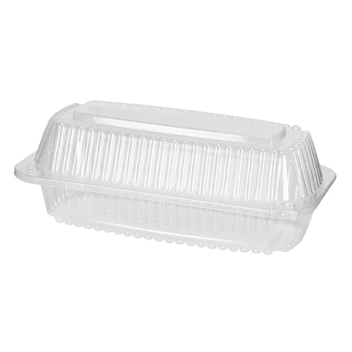 Polar Pak® Grab & Go Containers 8” Clear Hinged Submarine Container (29250)