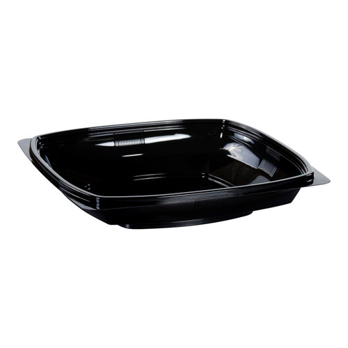 POLAR PAK® Square Bowl 9” 32 oz Black Bowl (5FF032BK)