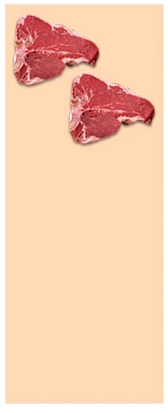 Steak paper peach (106123)