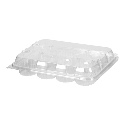Perimeter seal container for 12 Mini muffins high dome (02646-1) 