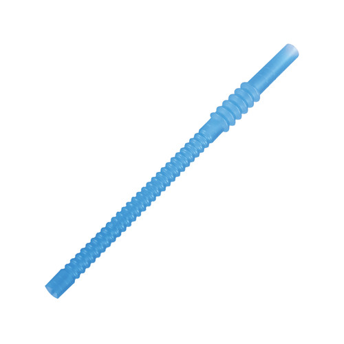 Memorables Straws STW7B27622500      7” Blue Souvenir Flex Straw (STW7B27622500)