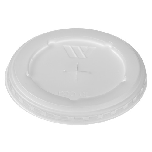 Cold Cup Lids 93mm Straw Slotted Translucent Lid (SN02001)