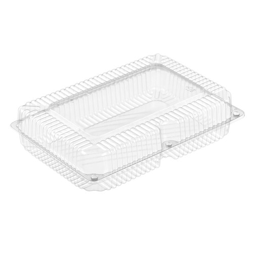 Clear ribbed container (502039) 