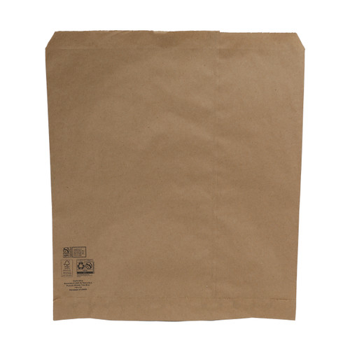 15.00 x 18.00 Dubl Life® Merchandise bag 30# recycled kraft FSC BPI - 500 PK (14905)