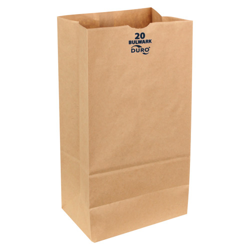 20# Bulwark SOS bag 57# virgin kraft SFI BPI - 400 PK (71020)
