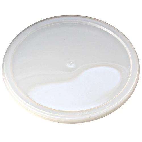 Pro-Kal Polyethylene Flush Fill Round Deli Lids, Translucent , 500 ct.