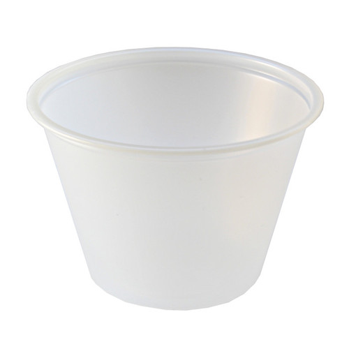 Fabri-Kal 2.5 oz. Polystyrene Portion Cups, Translucent, 2,500 ct.